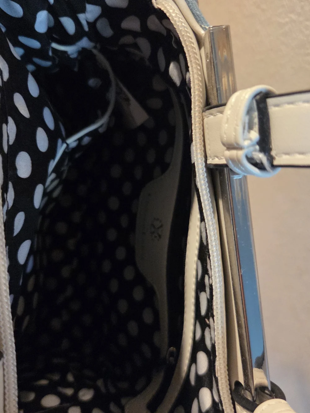 CXL BY CHRISTIAN LACROIX GIULIA SATCHEL LIGHT BLUE DENIM STRIPE
